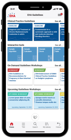 EHA Guidelines App